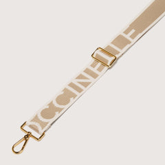 Coccinelle Logo Shoulder Strap - Beige