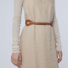 Coccinelle Sunup Soft Fixed Belt - Brown