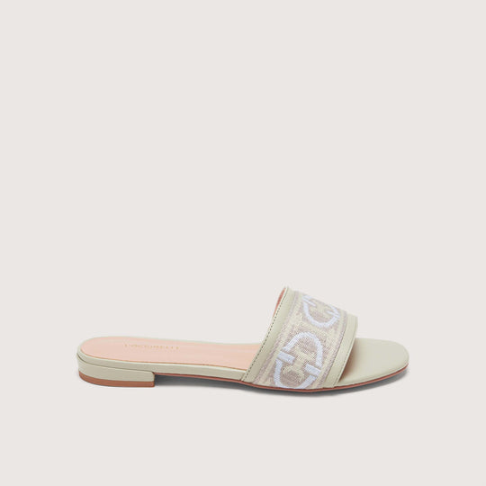 Coccinelle Monogram Ribbon Slides