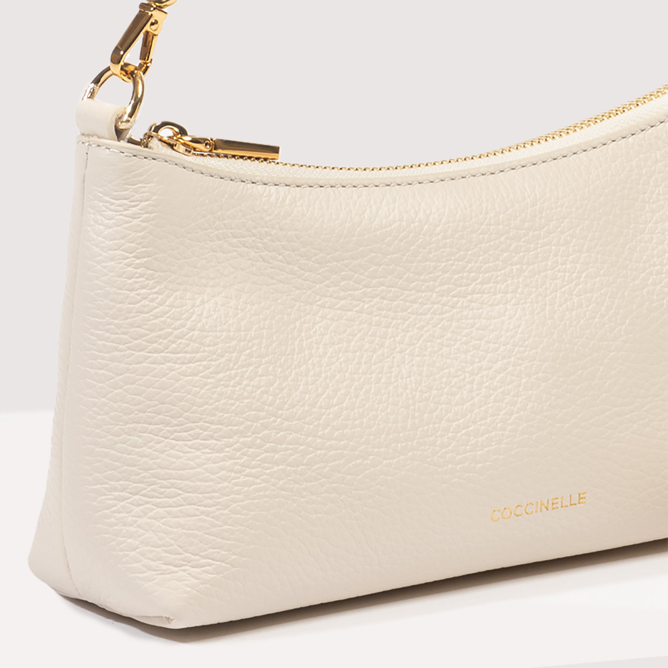 Coccinelle Aura Crossbody Bag - White