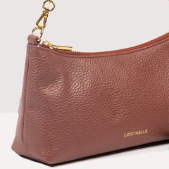 Coccinelle Aura Crossbody Bag - Burgundy