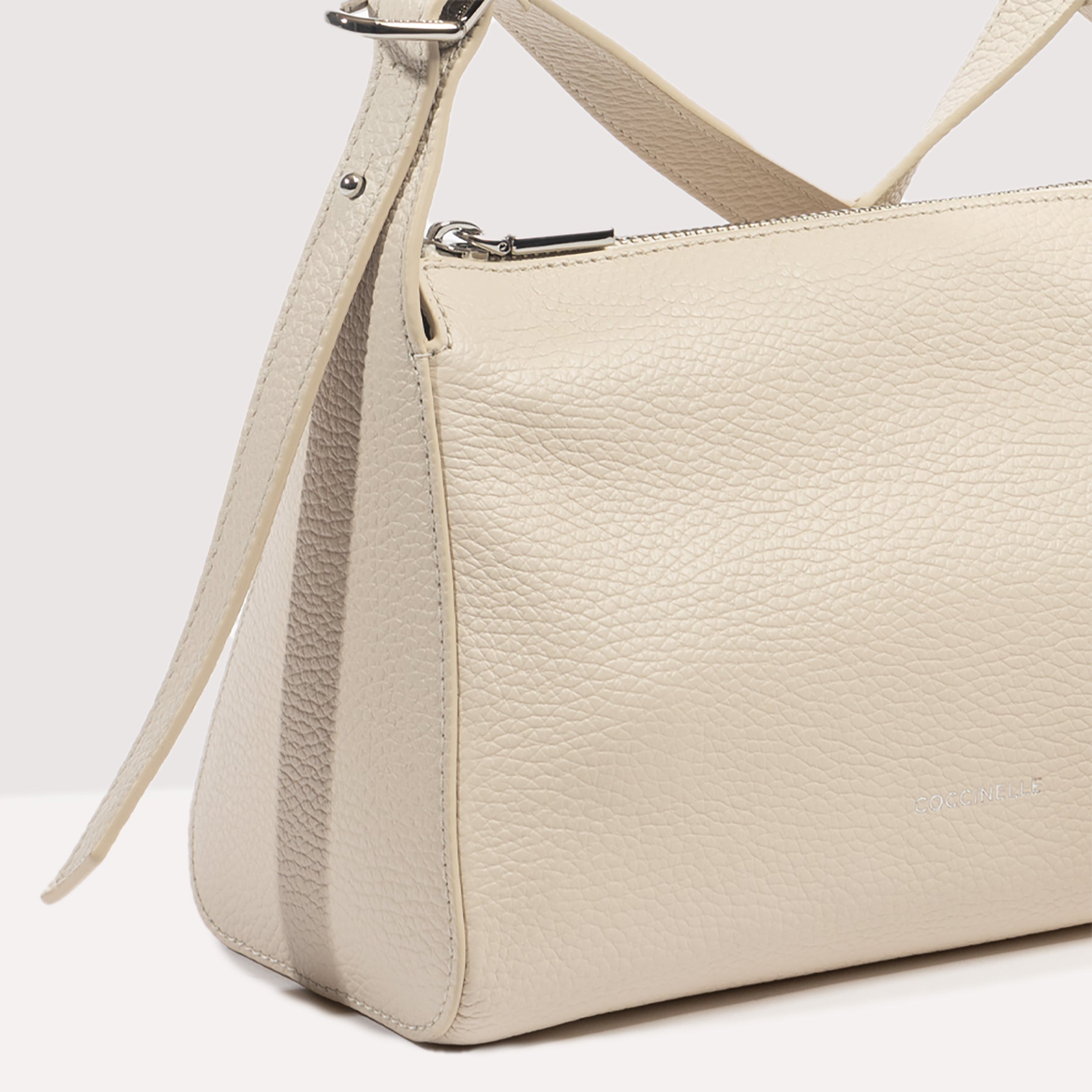 Coccinelle Bishop Crossbody Bag - White