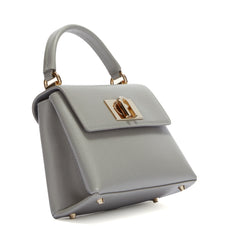 Furla 1927 Light Grey Top Handle Bag - Mini