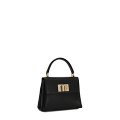 Furla 1927 Black Top Handle Bag - Mini