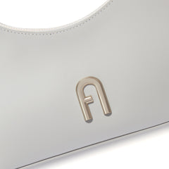 Furla Diamante Light Grey Shoulder Bag - Mini