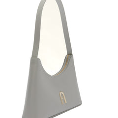 Furla Diamante Light Grey Shoulder Bag - Mini