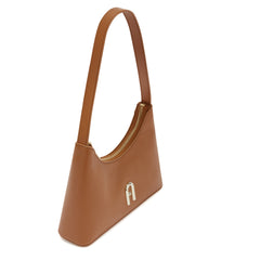 Furla Diamante Brown Shoulder Bag - Mini