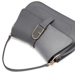 Furla Flow Grey Top Handle Bag - Medium