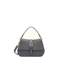 Furla Flow Grey Top Handle Bag - Mini