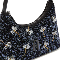 Furla Diamante Black Shoulder Bag - Mini