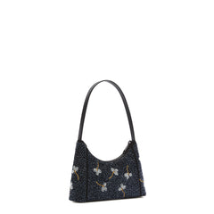 Furla Diamante Black Shoulder Bag - Mini