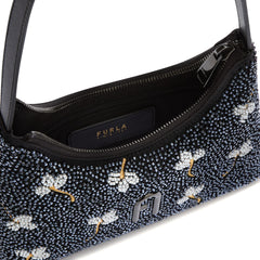 Furla Diamante Black Shoulder Bag - Mini