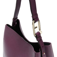 Furla Nuvola Burgundy Bucket Bag - Small