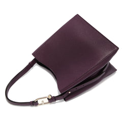 Furla Nuvola Burgundy Bucket Bag - Small