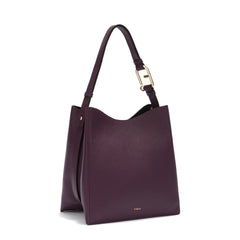 Furla Nuvola Burgundy Bucket Bag - Small