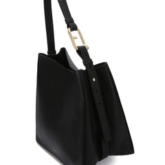 Furla Nuvola Black Bucket Bag - Small