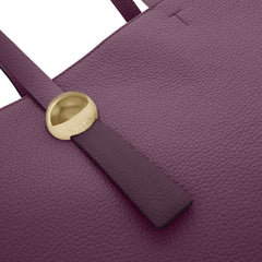 Furla Sfera Burgundy Tote Bags - Large