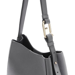 Furla Nuvola Grey Bucket Bag - Mini