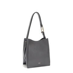 Furla Nuvola Grey Bucket Bag - Mini