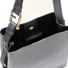 Furla Nuvola Grey Bucket Bag - Mini