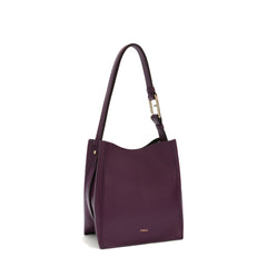 Furla Nuvola Burgundy Bucket Bag - Mini