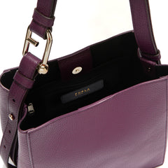 Furla Nuvola Burgundy Bucket Bag - Mini