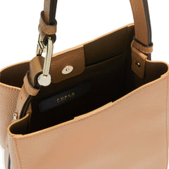 Furla Nuvola Brown Bucket Bag - Mini