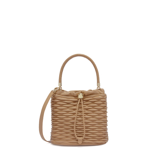 Furla Mionido Brown Bucket Bag - Mini