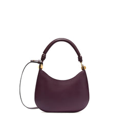 Furla Sfera Burgundy Hobo Bag - Small