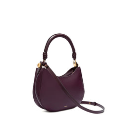 Furla Sfera Burgundy Hobo Bag - Small