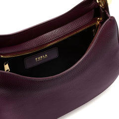 Furla Sfera Burgundy Hobo Bag - Small