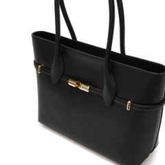 Furla Goccia Black Tote Bag - Large