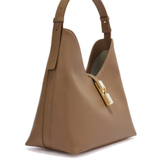 Furla Goccia Brown Hobo Bag - Medium