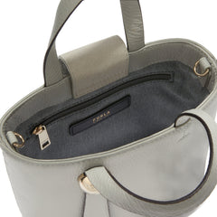 Furla Sfera Light Grey Vertical Crossbody Bag