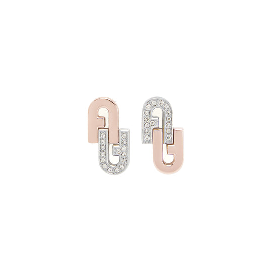 Furla Arch Silver Earrings