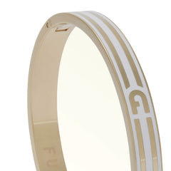 Furla Arch White Stripped Bangle