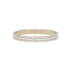 Furla Arch White Stripped Bangle