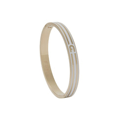 Furla Arch White Stripped Bangle