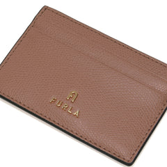 Furla Camelia Brown Card Case - Small