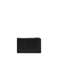 Furla Camelia Black Zipped Card Case - Medium