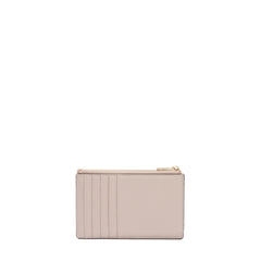 Furla Camelia Pink Zipped Card Case - Medium