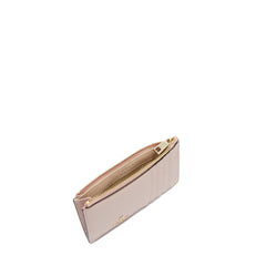 Furla Camelia Pink Zipped Card Case - Medium