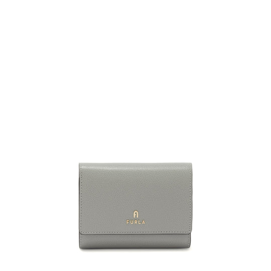 Furla Camelia Grey Flap Wallet - Medium