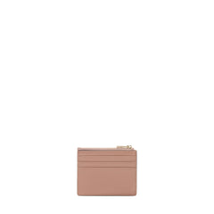 Furla Camelia Brown Zipped Card Case  - Small