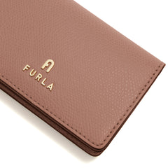 Furla Camelia Brown Card Case