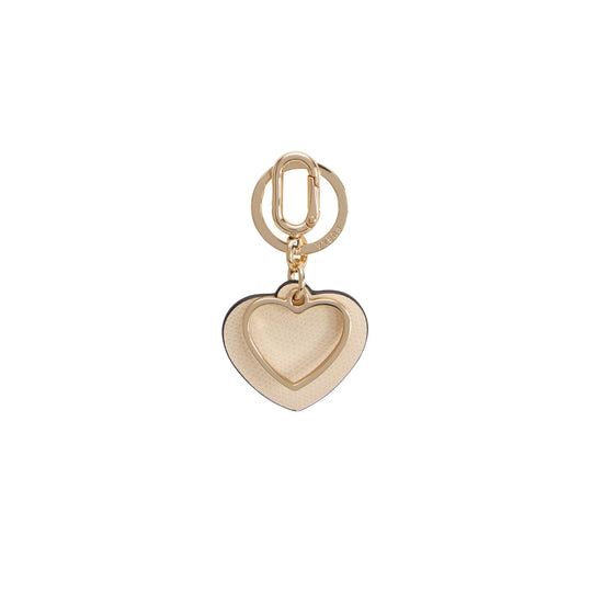 Furla Venus Beige Heart Key Ring