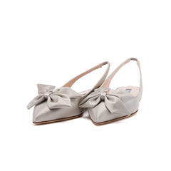 SJP by Sarah Jessica Parker Enchantment 10mm Facade Satin Flat Sandals