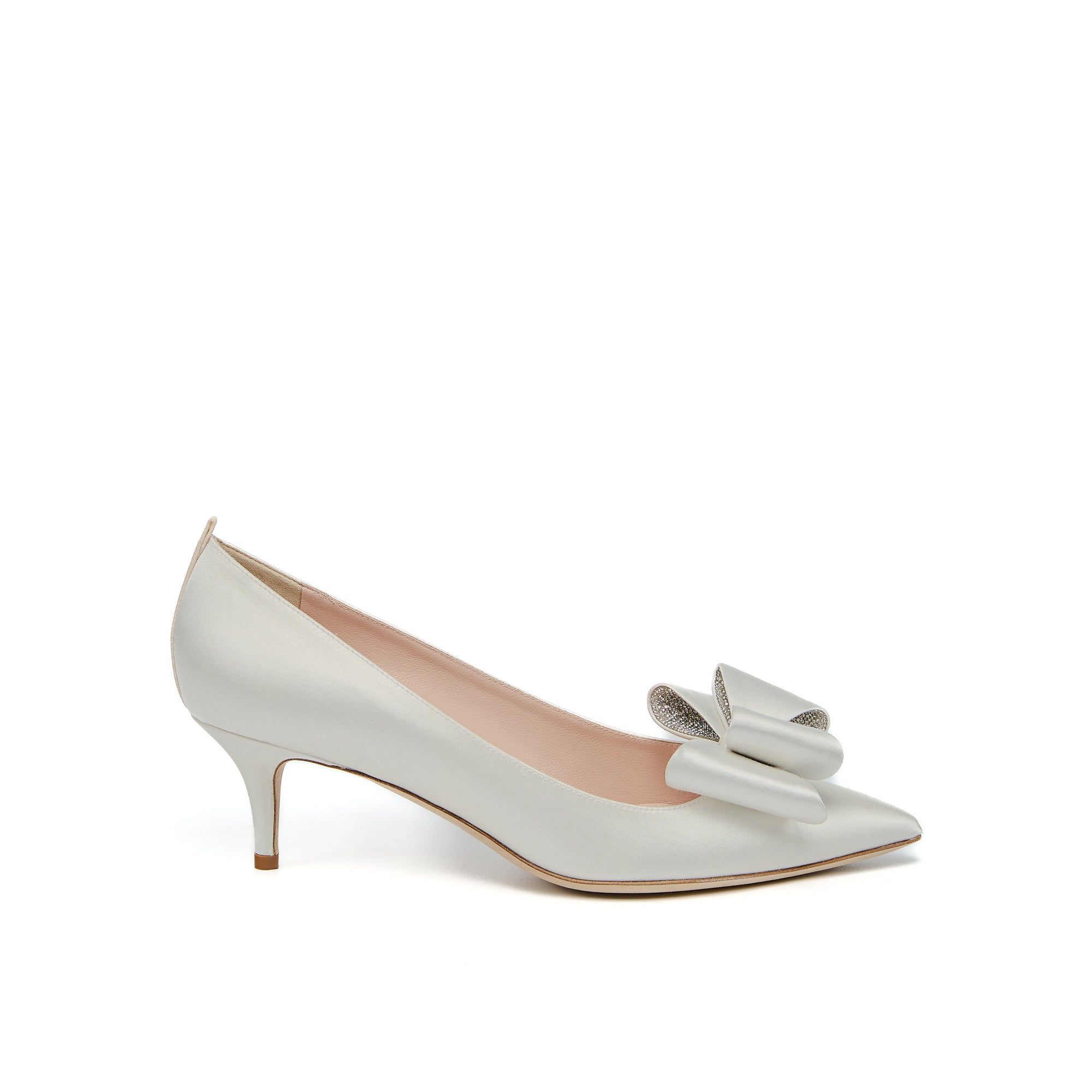 SJP By Sarah Jessica Parker Endsleigh Ivory Satin 50mm Pumps