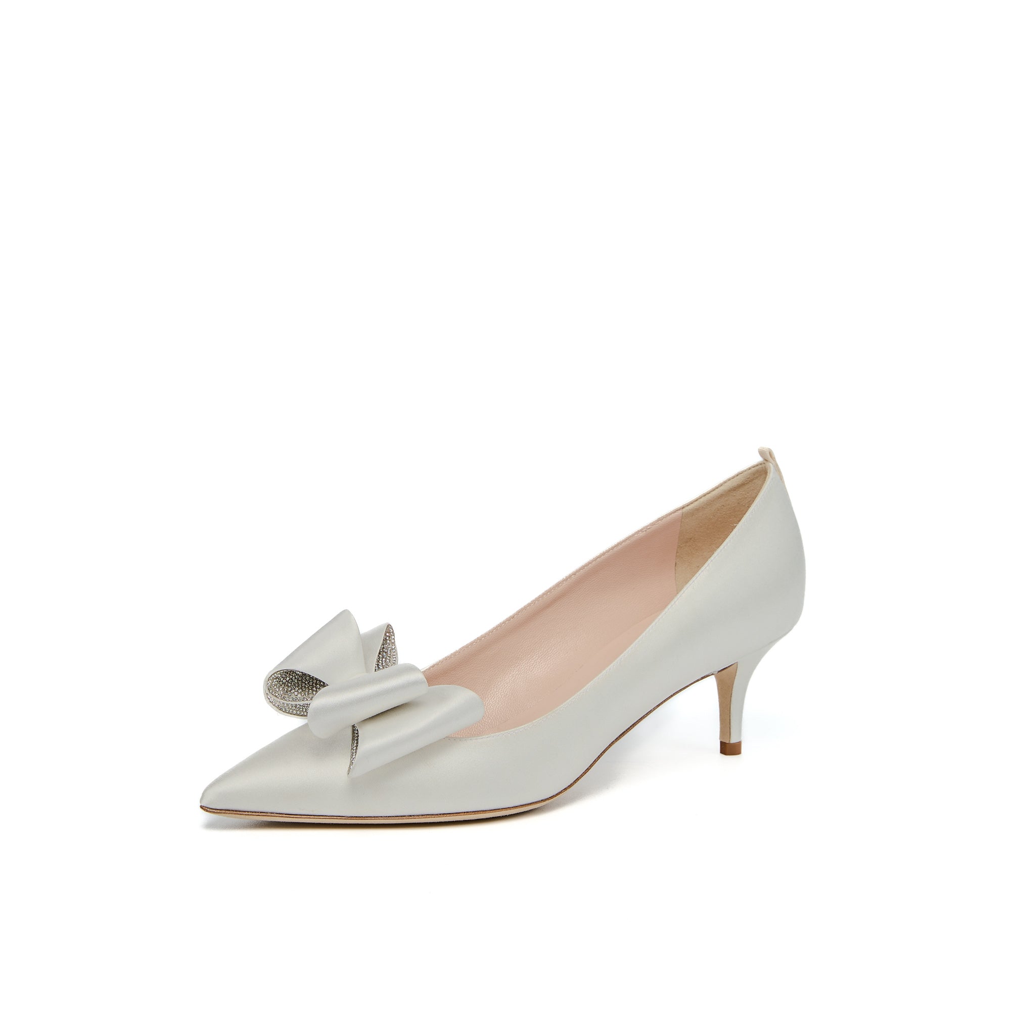 SJP By Sarah Jessica Parker Endsleigh Ivory Satin 50mm Pumps