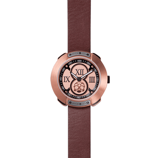 Hydrogren Vista Roman Rose Gold-Brown Watch